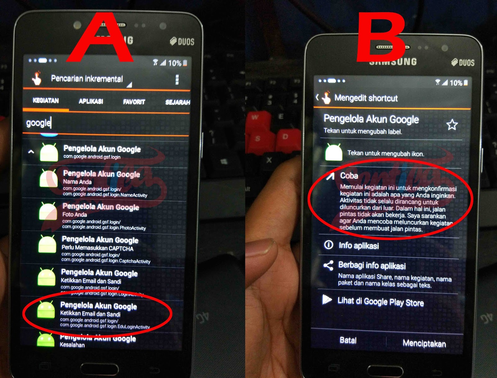 Cara Mengatasi Samsung J2 Prime Lupa Akun Google