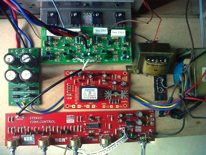 Cara Mudah Merakit Power Amplifier Stereo 200 Watt