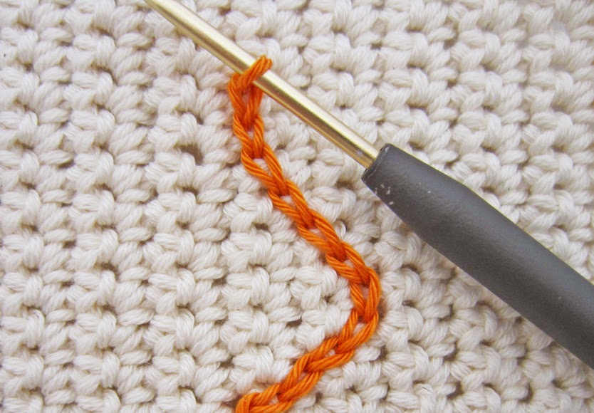 knit & crochet design Surface Crochet Technique