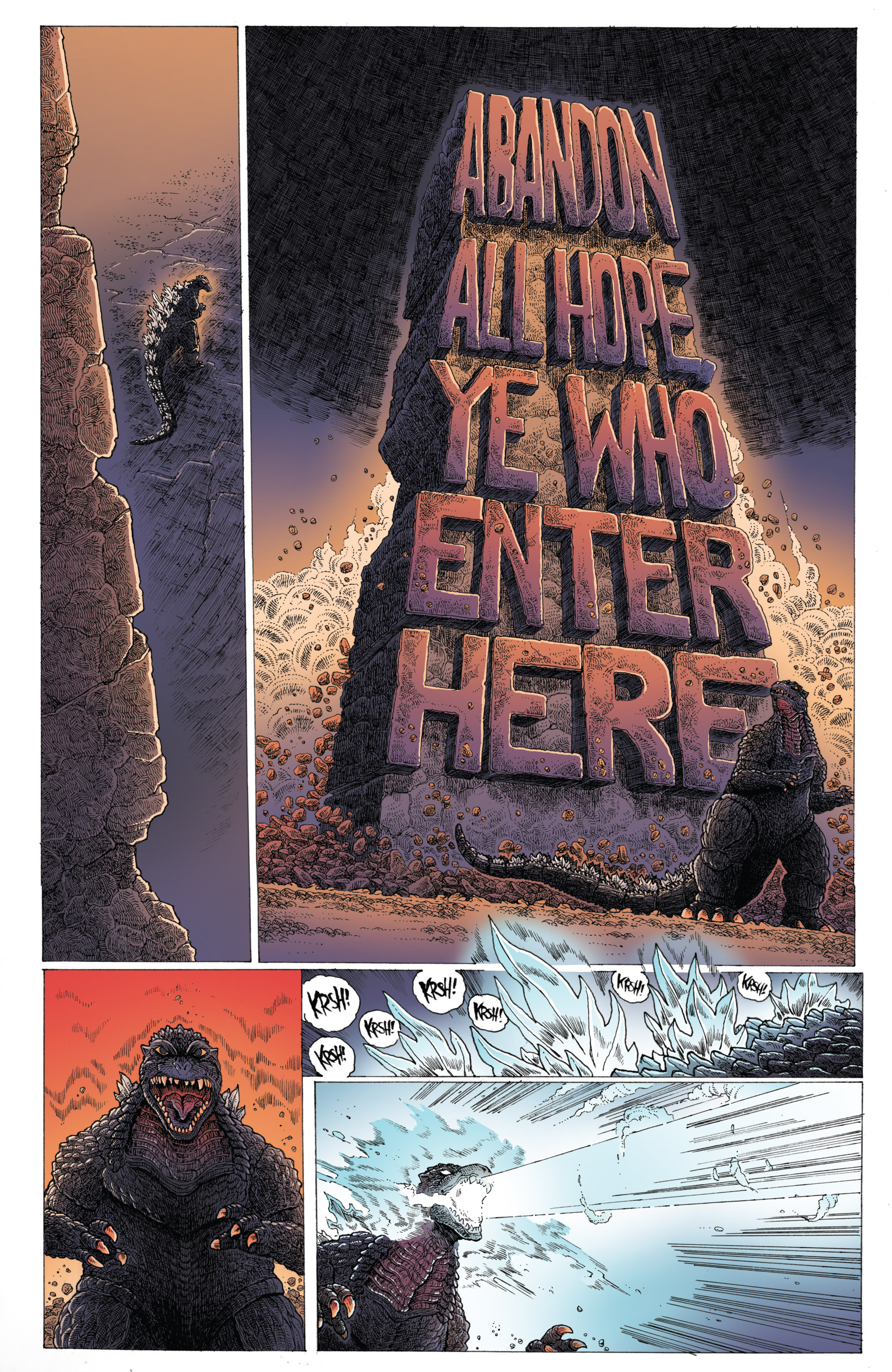 Read online Godzilla in Hell (2015) comic -  Issue #1 - 6