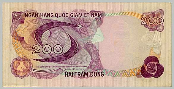 200 đồng năm 1969 