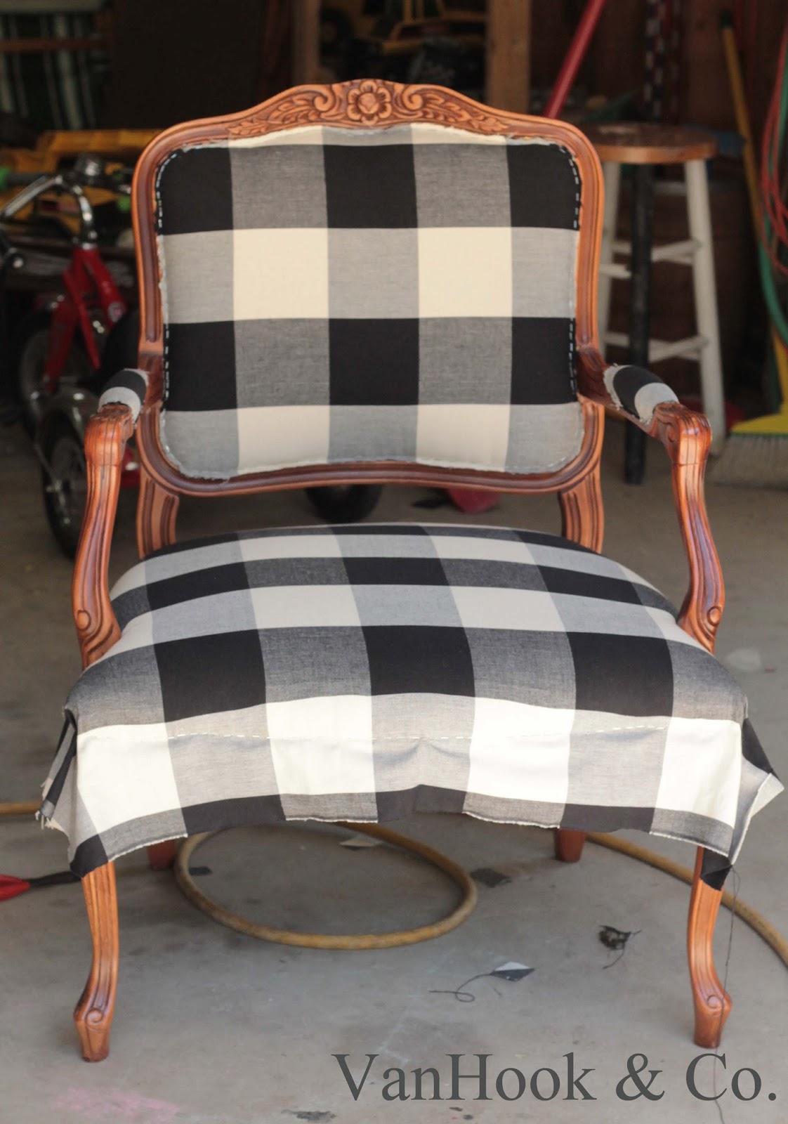 VanHook & Co. How to Reupholster a Chair part 5
