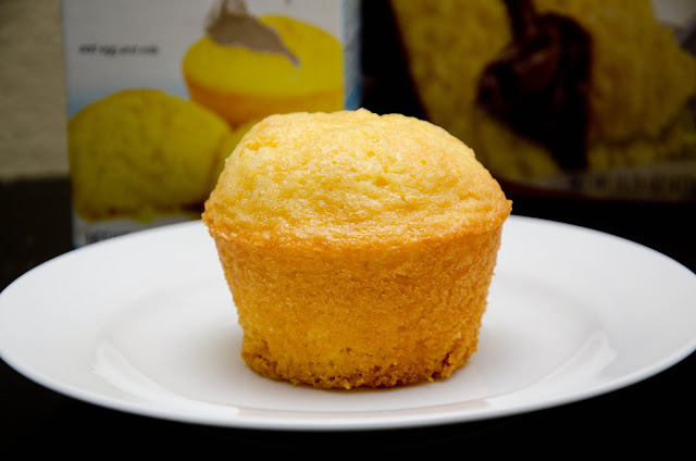 cornbread muffin on plate