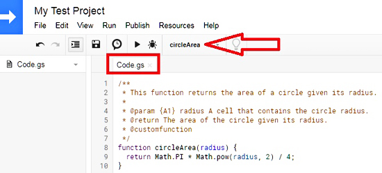 Custom Function Saved Custom Function Saved