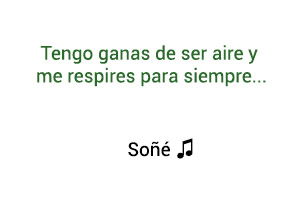 Soñé Zoe significado de la canción.