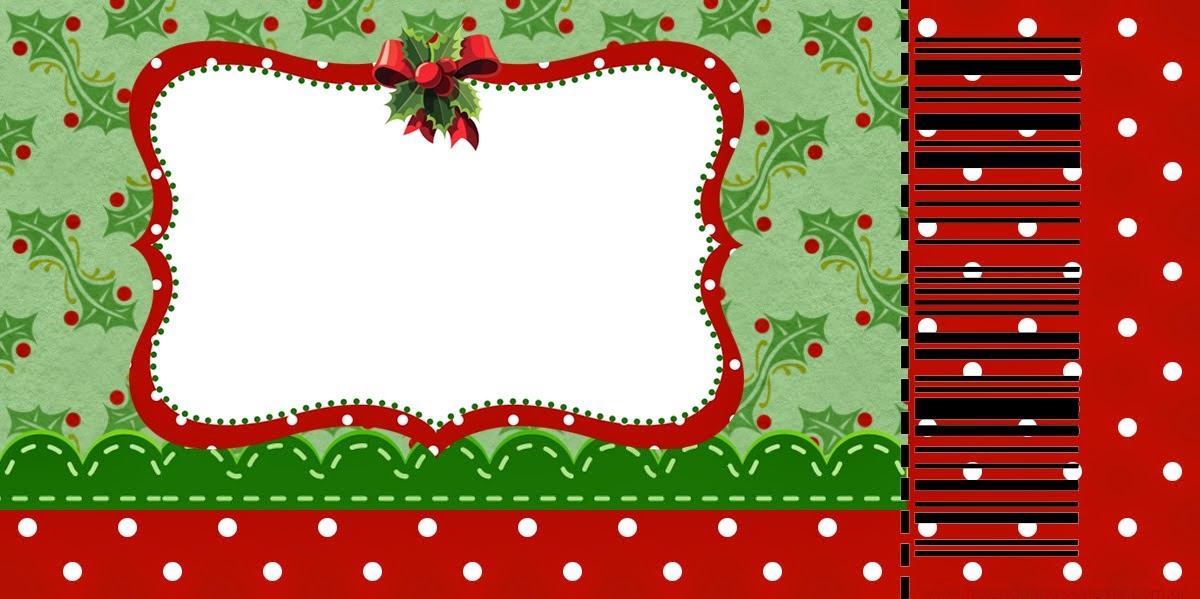 Blank Christmas Ticket Template