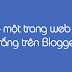 Hướng dẫn tạo một trang web tinh trắng trên Blogger