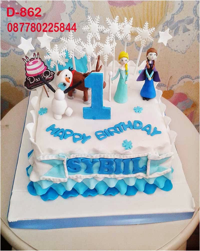 DaniQa Cake and Snack Kue Ulang Tahun Disney Frozen