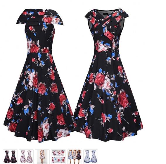 Satin Dress Uk - Maxi Dresses For Women - Vintage Womens Clothing Nz - End Of Summer Sale