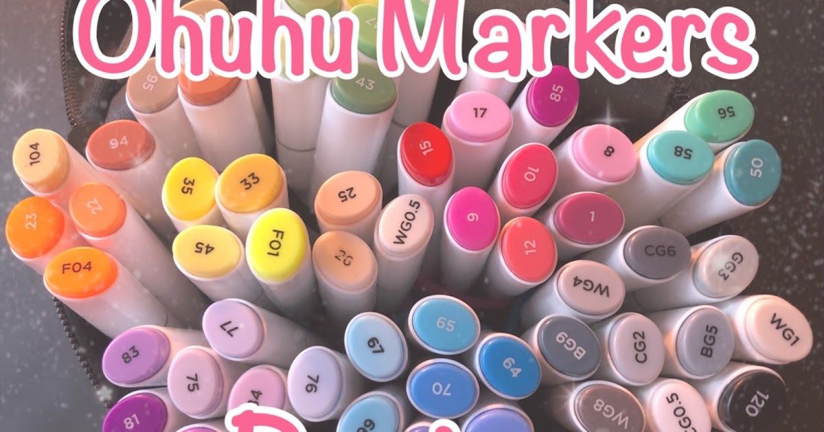 Everything Japan [Review] Ohuhu Markers 60piece Set