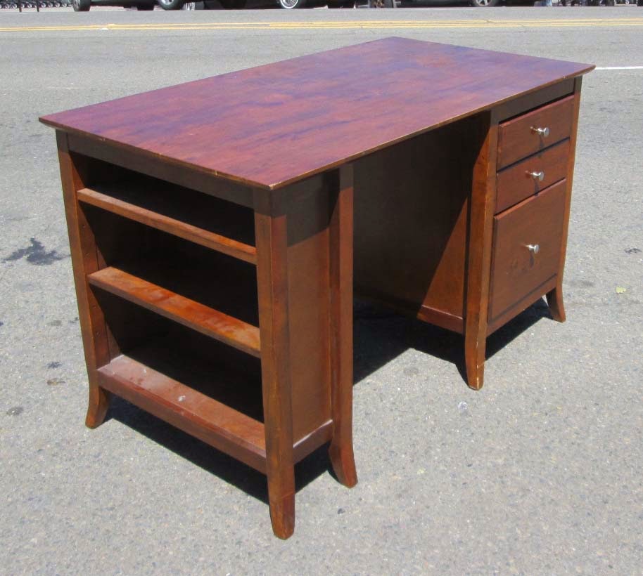 UHURU FURNITURE & COLLECTIBLES SOLD Stylish Desk with BuiltIn