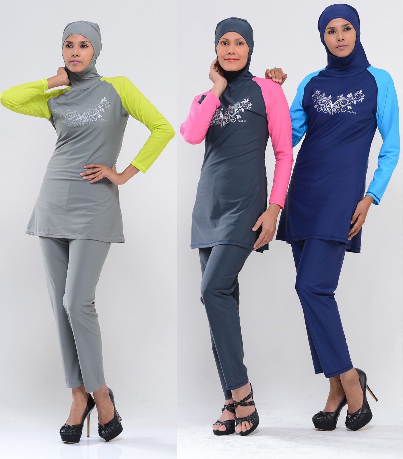 Arena Muslimah Swimwear Malaysia Ready Stock!! XL6XL Plus Size Muslimah Swimwear Women