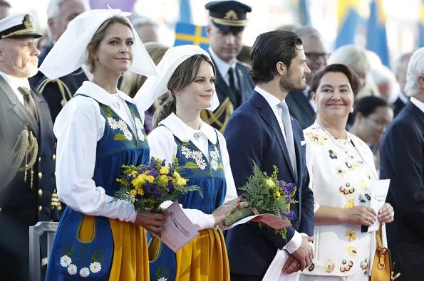 Crown Princess Victoria, Prince Daniel, Princess Estelle, Prince Carl Philip, Princess Sofia and Princess Madeleine