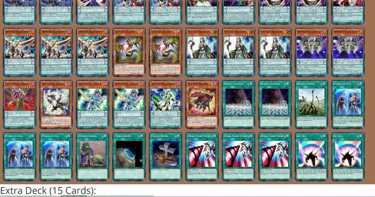 DUEL LINKS GUIAS Pendulum Magician Oddeyes Decks TCG 2020