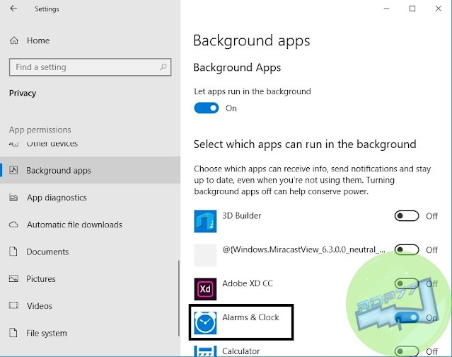 Cara Mematikan Background Apps Windows 10