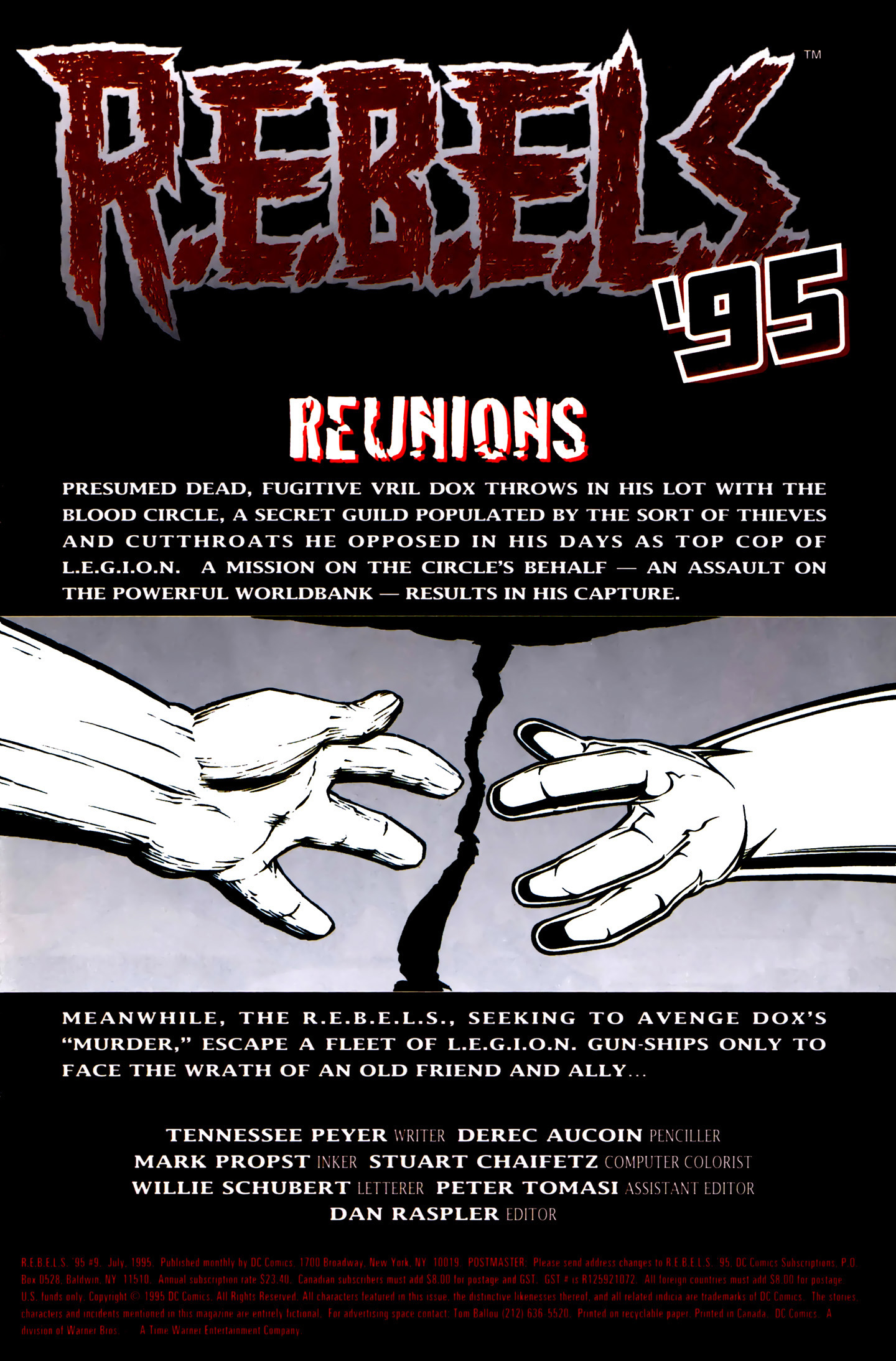 Read online R.E.B.E.L.S. '94 comic -  Issue #9 - 2