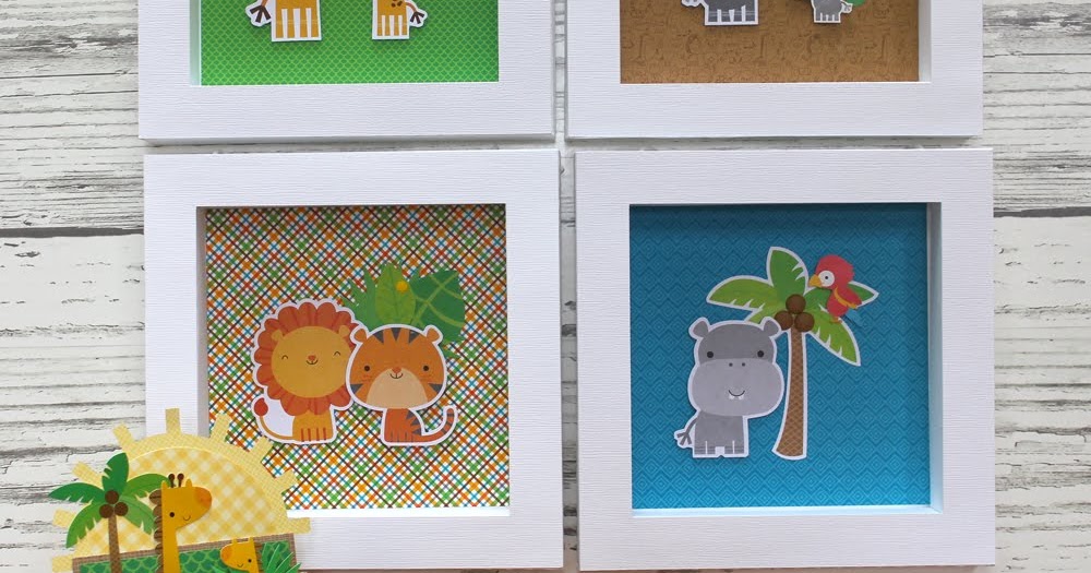 Doodlebug Design Inc Blog At the Zoo Collection Nursery Frames with Kathy