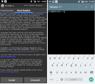 BusyBox and Terminal Emulator for Android Shell Script