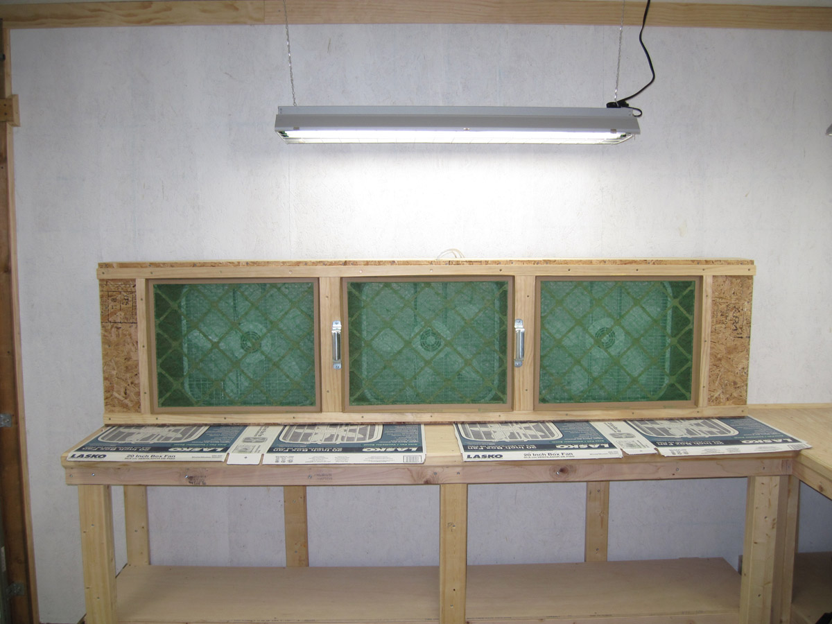 Martin's RV8 Blog Paint Booth Exhaust Fan Unit built
