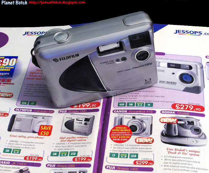 The Fujifilm Finepix 1300 digital camera