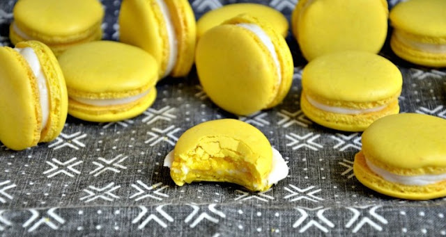 Lemon Macaron #dessert #cookies