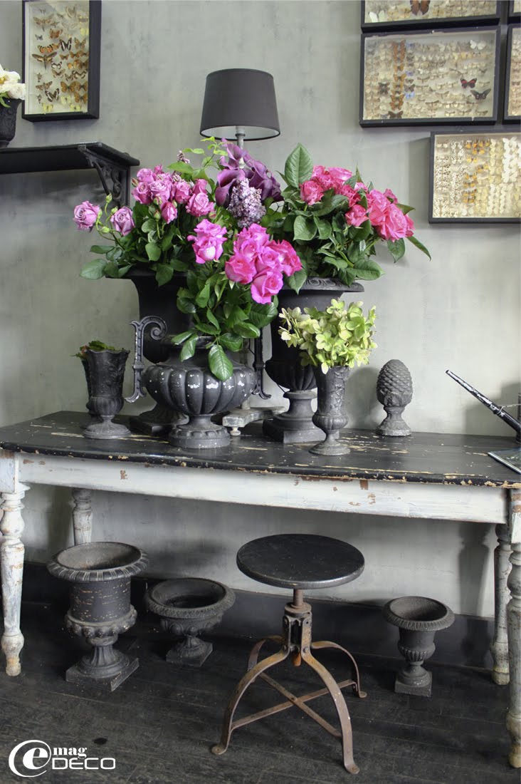 A flower shop in Paris, a report of the magazine of decoration e-magDECO