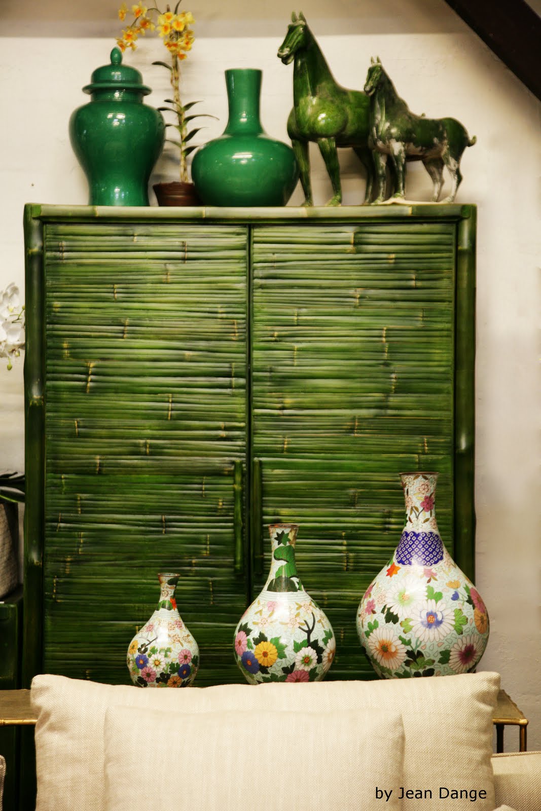 Jean Dange Green Bamboo