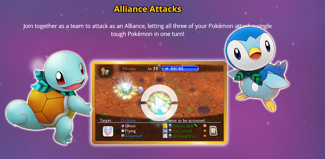 Pokémon Super Mystery Dungeon Alliance Attacks Piplup Squirtle