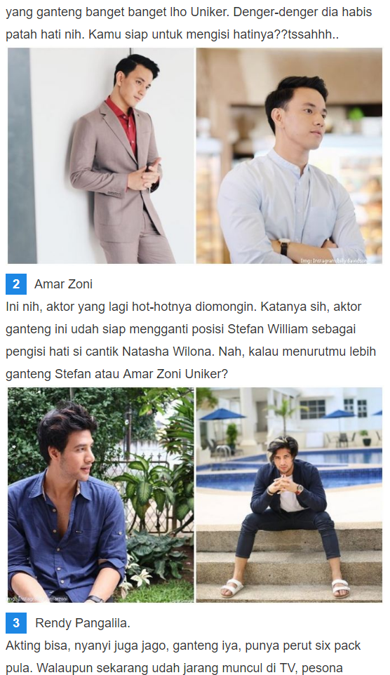 10 Aktor Indonesia Yang Gantengnya Bikin Cewek Deg-Degan - Unik Aneh