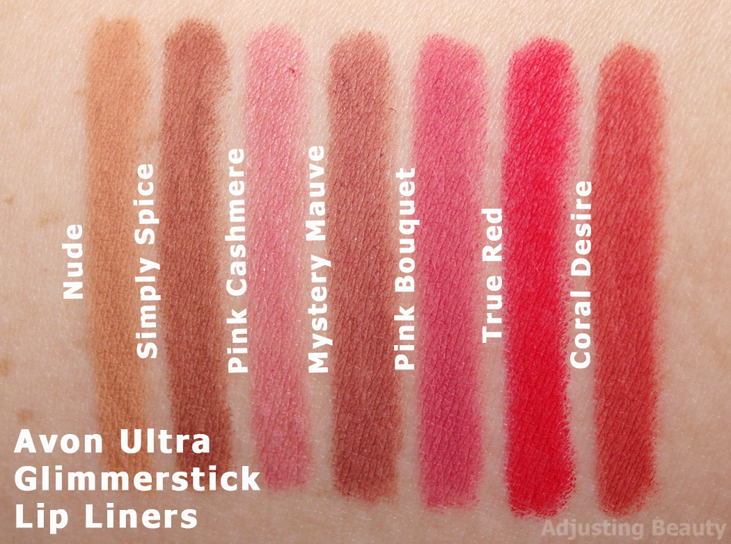 Review Avon Ultra Glimmerstick Lip Liners Adjusting Beauty