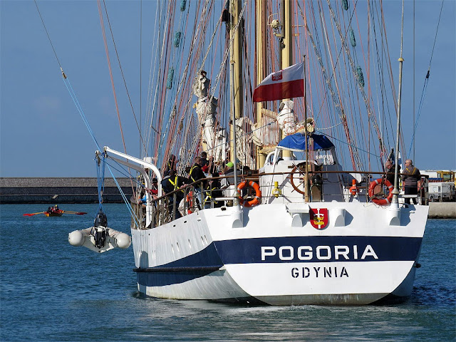 STS Pogoria, port of Livorno