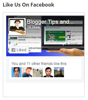 Facebook Page Widget For Blogger 