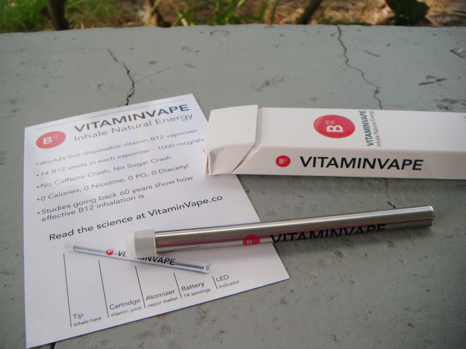 The ABCD Diaries FitBoomBah B12 Vitamin Vape Inhale Your Vitamins!