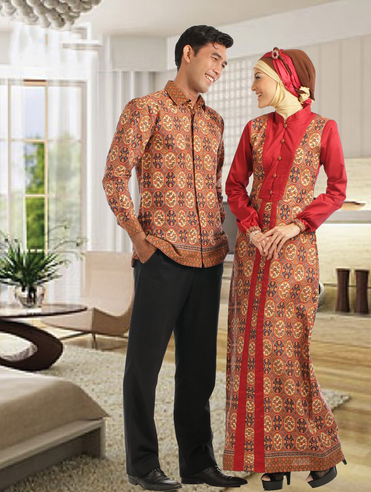 Trend Model Baju Batik Lebaran Terbaru 2013