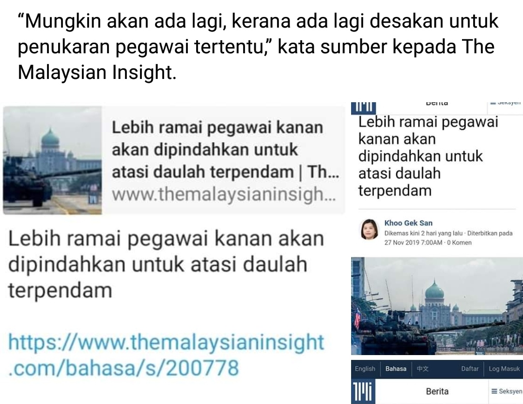 Kedahlanie Peringatan Kepada Kerajaan Ph Bahawasanya Ramai Musuh Dalam Selimut Sedang Berkeliaran Dalam Kerajaan