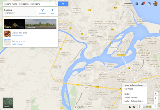 Cara Letakkan Peta Google Map dalam Entri Blog