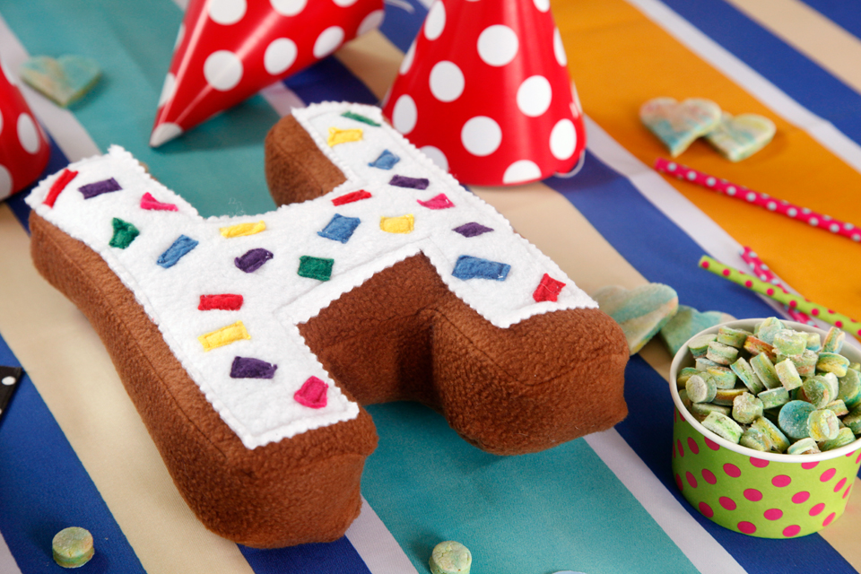 Dalmatian DIY DIY Monogram Dog Donut Soft Toy with Squeaker