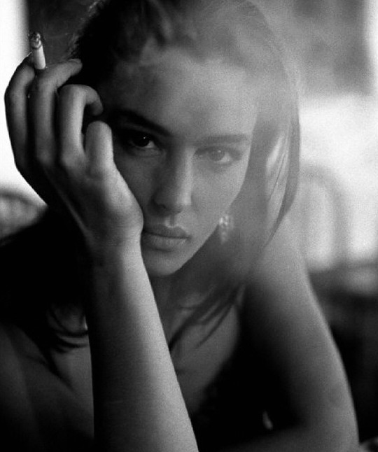 Monica Bellucci, photographed by Ferdinando Scianna, 1991 | Allegory of Vanity