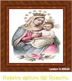 Resultado de imagen para nuestra señora del rosario leamos la biblia