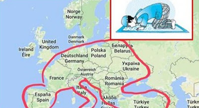 Peta Uni Eropa Pasca Brexit Mirip Orang Sujud, Nubuwat Rasulullah Akan Segera Terwujud? Peta Uni Eropa Pasca Brexit Mirip Orang Sujud, Nubuwat Rasulullah Akan Segera Terwujud?
