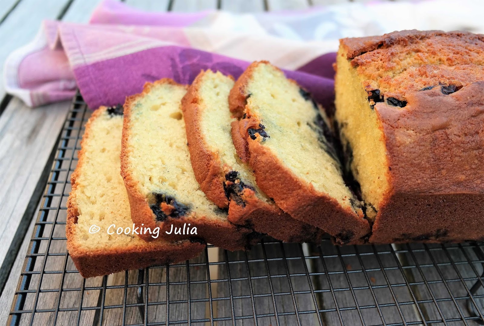 Cooking Julia Cake Aux Myrtilles Yaourt Et Citron