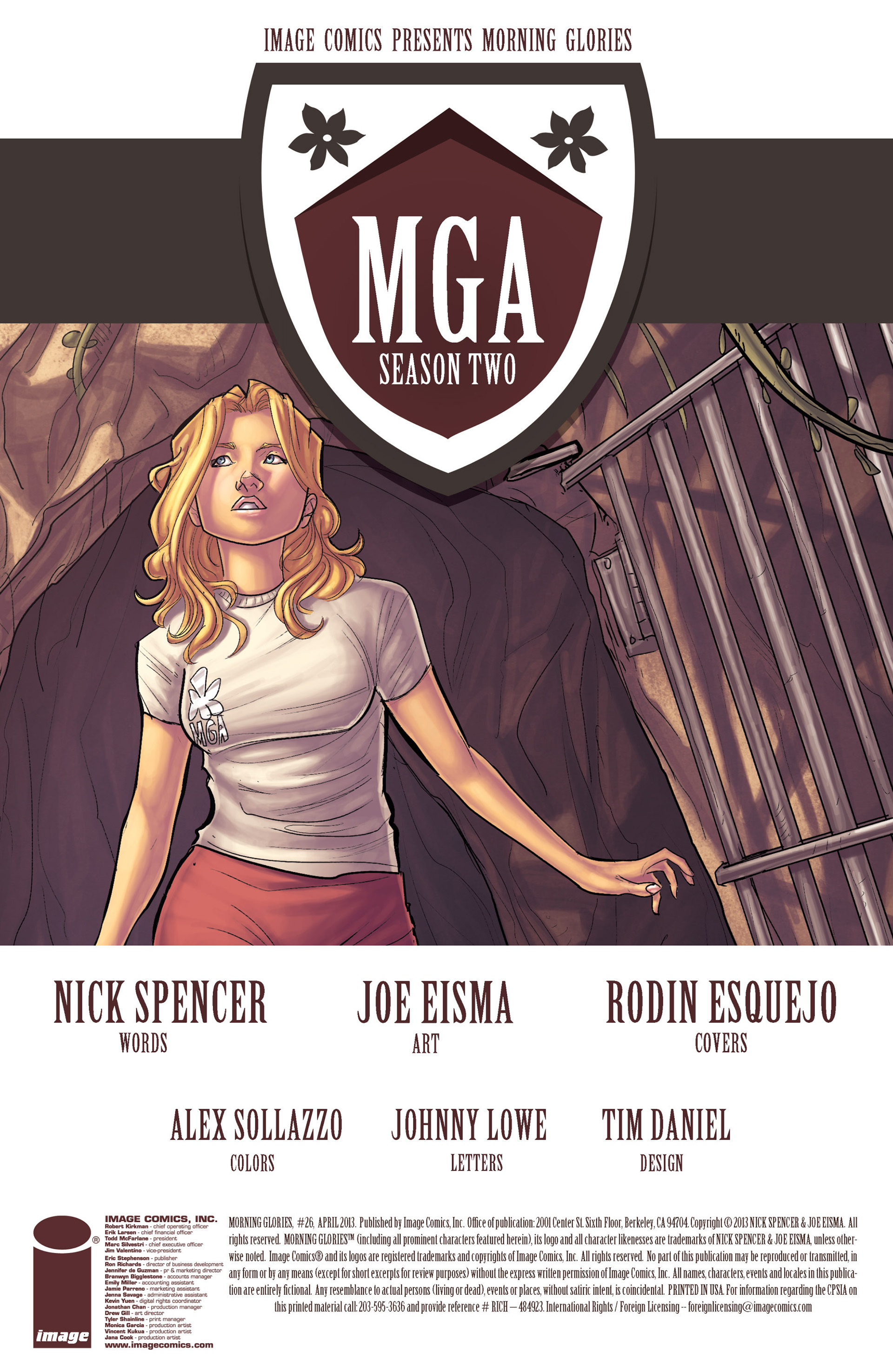 Read online Morning Glories comic -  Issue #26 - 2