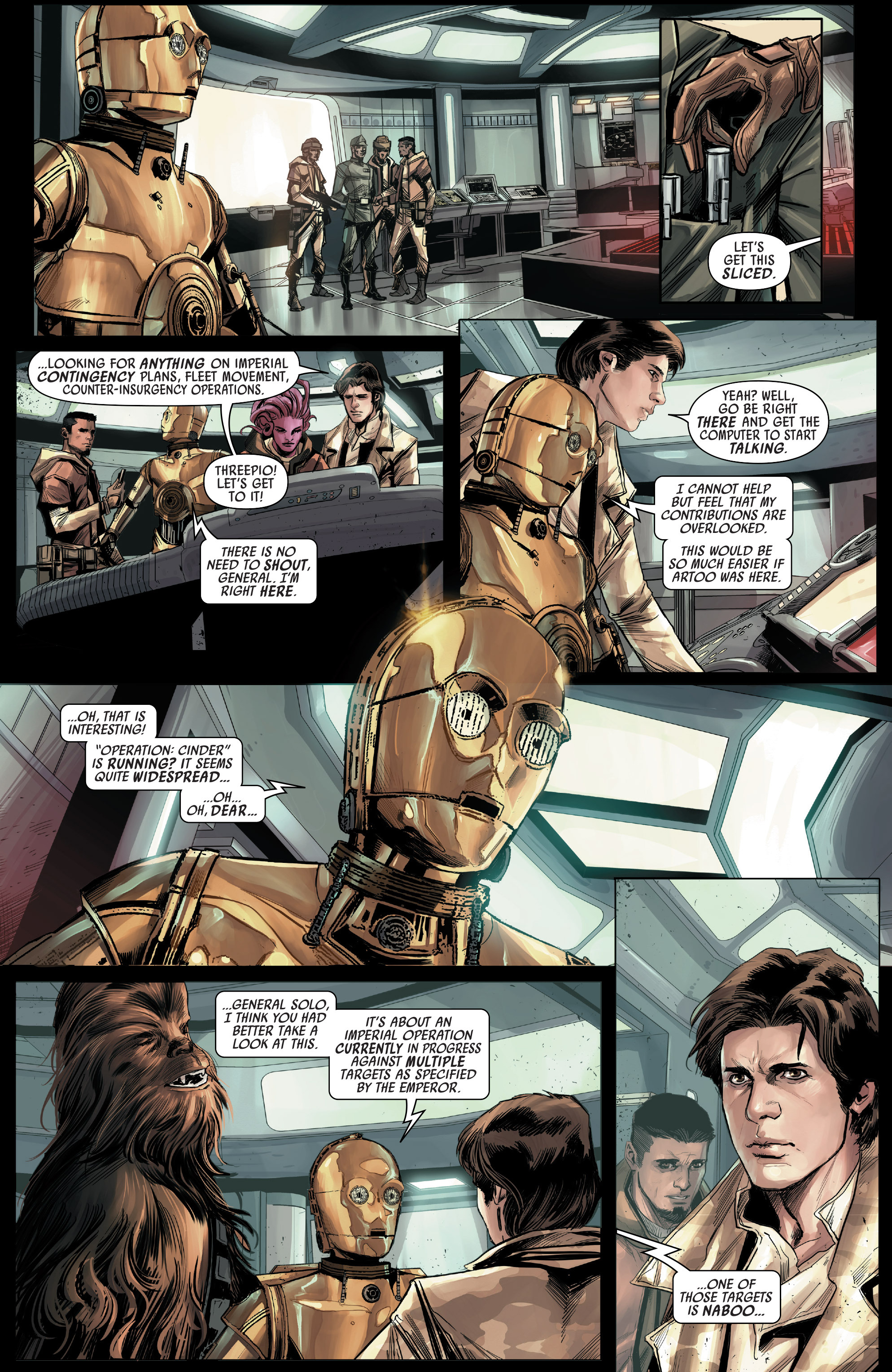 Read online Journey to Star Wars: The Force Awakens - Shattered Empire comic -  Issue #3 - 13