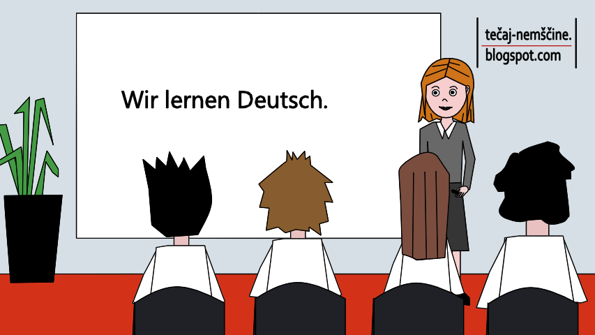Učimo se nemško.