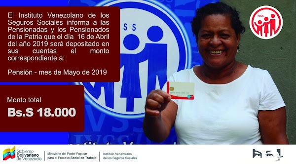 Aviso extraoficial: Fecha de Pago pensión mes de mayo 2019 (ACTUALIZADO) Aviso extraoficial: Fecha de Pago pensión mes de mayo 2019 (ACTUALIZADO)