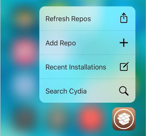 Menambahkan Fitur 3D Touch Di Aplikasi Cydia Menambahkan Fitur 3D Touch Di Aplikasi Cydia