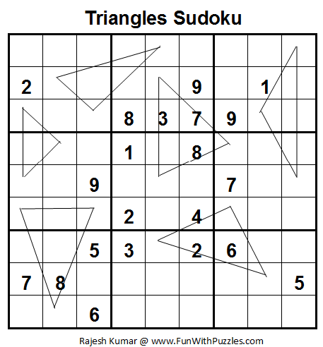 Triangles Sudoku (Fun With Sudoku #22)