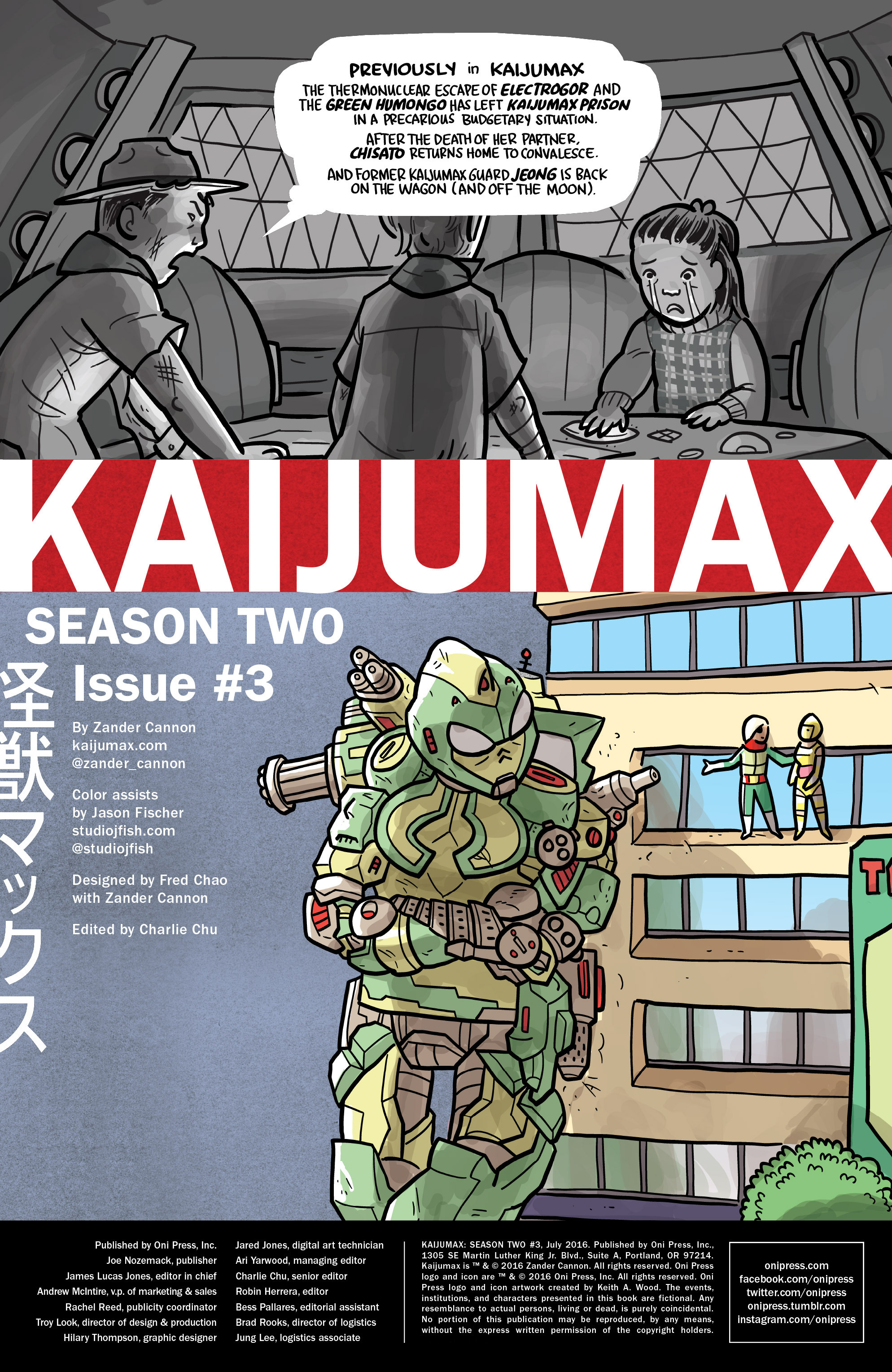 Read online Kaijumax Season 2 comic -  Issue #3 - 2