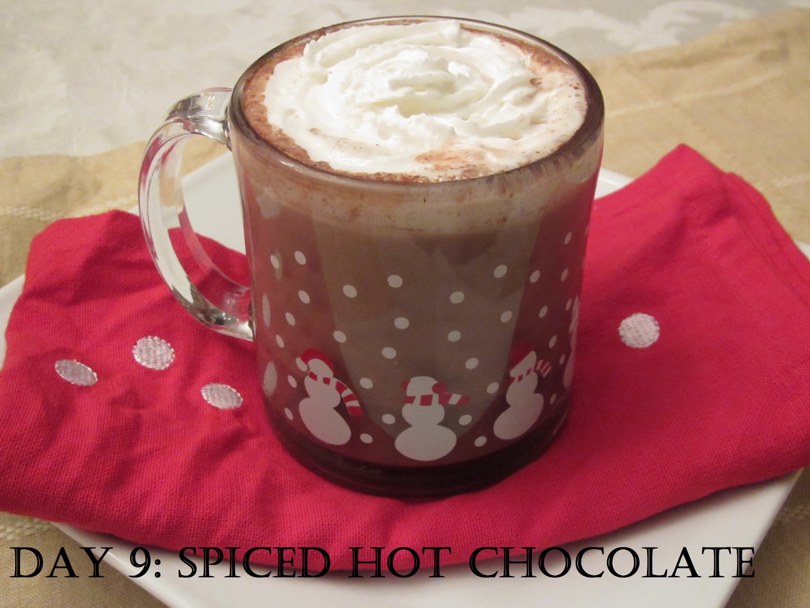 Pammi Cakes Recipes: Day Nine: Spiced Hot Chocolate Recipe
