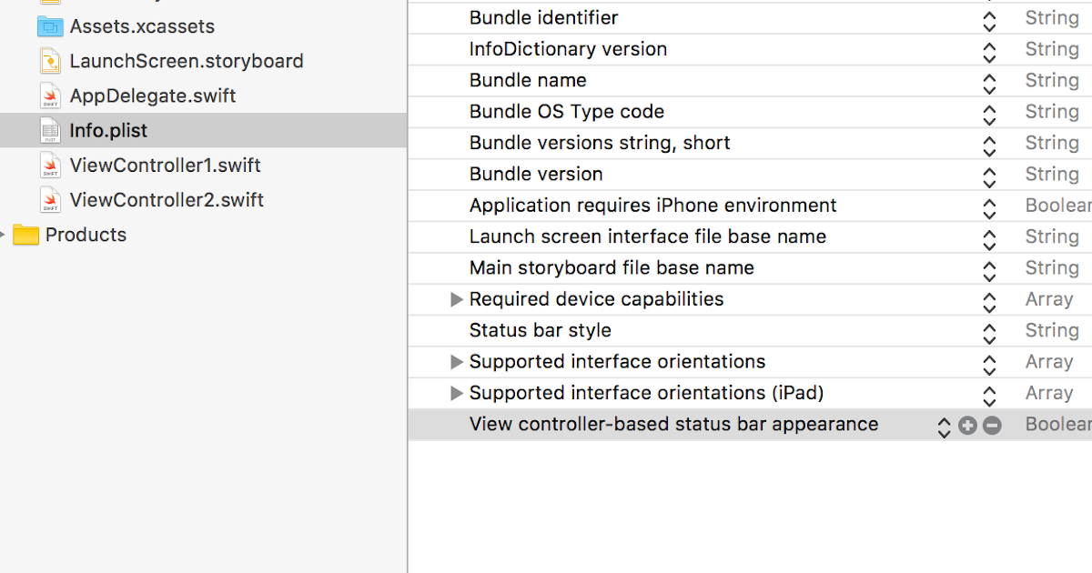  and Mobile Development iOS Swift. How to change color of status bar